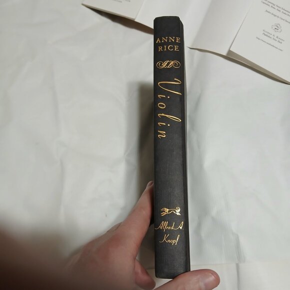 Anne Rice Violin 1st Edition 1997 Hardcover Book with Dust Jacket Vampire Ghost - Picture 7 of 7